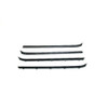 Window Sweeps Felt Kit Belt Line Weatherstrip for 1981-1991 Chevrolet C10, Suburban, GMC - 4 Piece Set - Made in USA