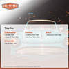 Trunk Rubber Weatherstrip Seal Rear for 1955-1956 GM 88 and More