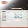 Window Sweeps Channel Door Seal Kit for 1967-1972 Chevrolet C10 Panel and More