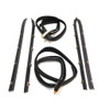 Window Sweeps Channel Kit for Chevrolet Suburban 1973-1991 Rear LH & RH - Smooth Window Movement, Reduce Noise - Made in USA