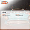 Door Rubber Weatherstrip Seal Front Left or Right for 2000-2001 Dodge Fullsize