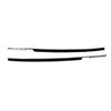 Window Sweeps Felt Kit Belt Line Weatherstrip for 1963-1967 Chevrolet Corvette Coupe - Left & Right Area Coverage - 2 Pcs