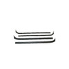 Window Sweeps Felt Kit Belt Line Weatherstrip for 1971-1972 Ford F-Series Trucks - Left & Right Side - 4 Pieces - USA Made
