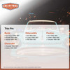 Roof Rail Rubber Weatherstrip Seal LH, RH for 1966-1967 GM Vehicles