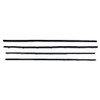 Window Sweeps Felt Kit Belt Line Weatherstrip for 1967-1968 Ford Mustang Coupe Convertible RH LH - US Made OEM Quality
