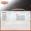 Vent Window Rubber Weatherstrip Seal for 1967-1972 Chevrolet Vehicles