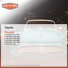 Park Light Gasket Kit Weatherstrip Seal for Chevrolet Truck 1960-66 PickUp 2pc