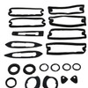 Body Gasket Kit Weatherstrip Seal for 1964 Chevelle El Camino Black 20 pieces