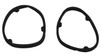 Taillight Lens Gaskets 2Pcs for Chevrolet Fleetside 1955-59 2/4DR Rubber