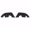 Splash Shield for 1966-1970 Dodge Charger Masticated Rubber Unpainted Front 2pcs Splash Shield for 1966-1970 Dodge Charger Masticated Rubber Unpainted Front 2pcs