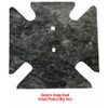 1971-1974 Dodge Coronet Gray Hood Insulation Pad Heat Shield Molded Fiberglass Front Engine Noise Reduction Kit
