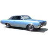 Headliner Insulation for 1964-67 Oldsmobile Cutlass Hardtop 2DR Gray Front Rear