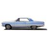 Package Tray Insulation for 1964-1965 Chevrolet Chevelle Hardtop 2-DR Gray Rear