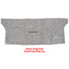 Trunk Divider Insulation Jute 1pc for 1970-1976 Plymouth Duster Hardtop Gray