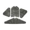 Fiberglass Hood Insulation Pad Heat Shield for Ford Galaxie 1971-1972, Gray/Black Front Cover Kit Fiberglass Hood Insulation Pad Heat Shield for Ford Galaxie 1971-1972, Gray/Black Front Cover Kit