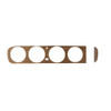 Dash Cover Insert Trim Walnut Wood Veneer on Aluminum Backer, 2pc for 1965 GTO