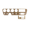 Dash Cover Insert Trim w/Air Wood Veneer (Assembly) 2pc for 1967 Pontiac GTO