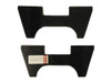 Bumper Splash Shields for 1970-1971 Pontiac GTO Masticated Rubber Unpainted Rear Bumper Splash Shields for 1970-1971 Pontiac GTO Masticated Rubber Unpainted Rear