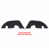 Splash Shield for 1967-1968 Ford Mustang Masticated Rubber Standard Front 2 pcs Splash Shield for 1967-1968 Ford Mustang Masticated Rubber Standard Front 2 pcs