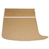 Trunk Floor Mat Cover for 1946-1948 Plymouth P15 Deluxe and Special Deluxe, Brown Carpet Material, Rear Area Coverage.