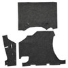 Trunk Floor Mat Cover for 1958 Pontiac Chieftain Hardtop, Rubber 3pc Kit, US-Made, OEM Quality, Protects Trunk Floor