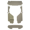 Trunk mat for 1959 Ford Galaxie Retractable Hardtop 2DR, Die Cut Board 8Pc, US-made automotive-grade carpet.