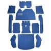 Carpet for Volkswagen Super Beetle Hardtop, Molded Cutpile Kit - Complete 12Pc Set | Automotive-Grade Flooring Replacement.