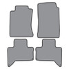 Floor Mats for 2012-2015 Toyota Tacoma Double Cab Cut & Sewn Cutpile Complete 4P