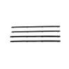 Door Seal Window Sweeps Channel Kit for Chevrolet, GMC 1967-1972 - Glue on Style - 4 Piece Set - Made in USA