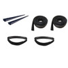 Window Sweeps Felt Kit Glass Run Channel for 1986-2007 Peterbilt 377 379 6Pc Set