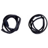 Rubber Weatherstrip Seal for Jeep Wrangler, LH & RH, EPDM Material, Easy Installation, Quieter Ride, Long-lasting