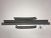 Window Sweeps Felt Kit for Pontiac Grand Prix 1968 Hardtop - OEM Quality Weatherstrip Seals, Inner & Outer Pieces (8Pcs)