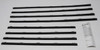 Window Sweeps Felt Kit for Vintage Mopar Valiant 2DR Sedan - Inner & Outer Weatherstrip Set, OEM Quality, Made in USA