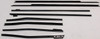 Window Sweeps Felt Kit for Oldsmobile Dynamic 88 Convertible - OEM Quality Weatherstrip Seal Set (8 Pieces)