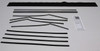 Window Sweeps Felt Kit Belt Line Weatherstrip for Chevrolet Bel Air 2 Door Hardtop - USA Made - Front, Rear, Left, Right