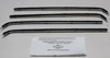 1956 Ford Truck Window Sweeps Felt Kit Belt Line Weatherstrip Front Left Right 4 pcs Black Inner Outer Set