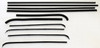 Window Sweeps Felt Kit for International Truck 1961-1968 Replacement Parts - Front, Rear, Left, Right (8pcs)