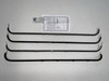 1953-55 Ford Truck Window Sweeps Felt Kit Weatherstrip Front Left Right Inner Outer 4 pcs Wing Window Delete