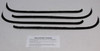 1955-1959 Chevy GMC Truck Window Sweeps Felt Kit Belt Line Weatherstrip for 2 Door Pick Up - Authentic US-made product.