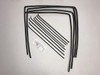 Window Sweeps Felt Kit for Chevrolet Deluxe 2 Door Wagon, USA Made - Authentic 14 Piece Weatherstrip Set to Reduce Rattling