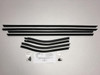 Window Sweeps Felt Kit Belt Line Weatherstrip for 1969-72 Olds Cutlass Convertible Black Front Rear - Replacement Seal Set Window Sweeps Felt Kit Belt Line Weatherstrip for 1969-72 Olds Cutlass Convertible Black Front Rear - Replacement Seal Set