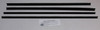 1971-1980 Ford Pinto Window Sweeps Felt Kit Belt Line Weatherstrip Front Left Right Inner Outer 4Pcs Black