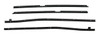 Window sweeps felt kit for Buick Wildcat 4 Door Hardtop, outer area, authentic OEM quality, USA made.