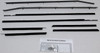 1958-1960 Ford Thunderbird Window Sweeps Felt Kit for 2 Door Hardtop - OEM Quality, US Made, Complete Set of 8 Pieces