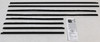 1965 Buick Skylark Convertible Window Sweeps Felt Kit Replacement 8 Pc Set - Inner & Outer Weatherstrip Seal for Vintage Cars