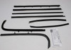 Window Sweeps Felt Kit Weatherstrip for Pontiac Tempest Sedan - OEM Quality 1968 Car Belt Line Seal Replacement Parts