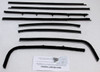 1970-1972 Buick Skylark Window Sweeps Felt Kit for 2 Door Sedan - OEM Quality Weatherstrip Set in the USA