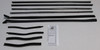 Window Sweeps Felt Kit for Ford Mustang 1967-68 Coupe - Inner/Outer Weatherstrip Set, Authentic Reproduction USA Made Window Sweeps Felt Kit for Ford Mustang 1967-68 Coupe - Inner/Outer Weatherstrip Set, Authentic Reproduction USA Made