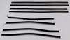 Window Sweeps Felt Kit for 1966-1967 Oldsmobile Cutlass Hardtop - Front, Rear, Left & Right Inner/Outer Weatherstrip