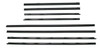 Window Sweeps Felt Kit for 1964 Buick Special Hardtop - Belt Line Weatherstrip OEM - Front Rear Left Right Inner Outer